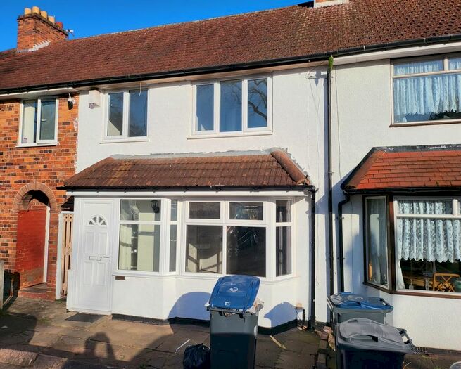 3 Bedroom Terraced House To Rent In The Ridgeway, Birmingham, B23