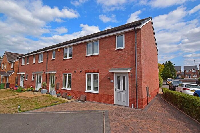 3 Bedroom End Terrace House For Sale In Brook Meadow, Wychbold, Droitwich, Worcestershire., WR9