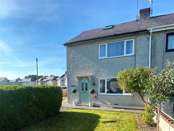 2 Bedroom Semi-Detached House For Sale In Pen Y Cefn, Amlwch, Anglesey, Sir Ynys Mon, LL68