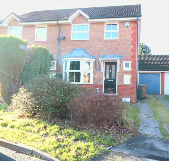 3 Bedroom End Of Terrace House To Rent In Witham Croft, Solihull B91