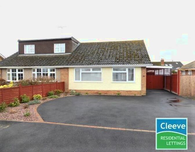2 Bedroom Semi-Detached Bungalow To Rent In Hardy Road, Bishops Cleeve, Cheltenham, GL52