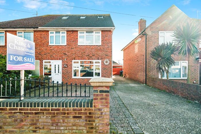 4 Bedroom Semi-Detached House For Sale In Wiston Avenue, Worthing, West Sussex, BN14