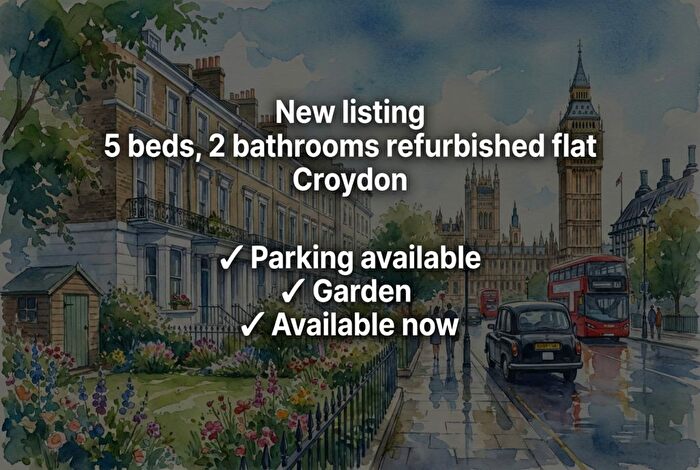 5 Bedroom Flat To Rent In Osborne Road, Thornton Heath, CR7