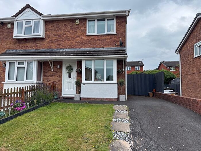 2 Bedroom Semi Detached House For Sale In Whitebeam Close, The Rock, Telford, TF3