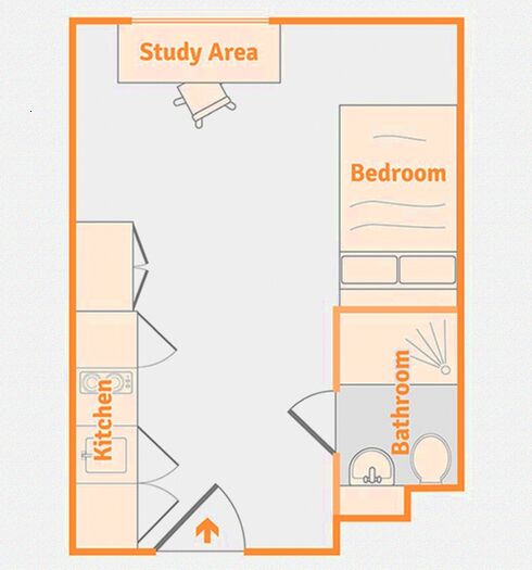1 Bedroom Studio To Rent In Althorpe Street, Leamington Spa CV31