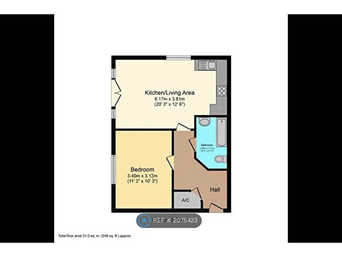 1 Bedroom Flat To Rent In Wyncliffe Gardens, Cardiff, CF23