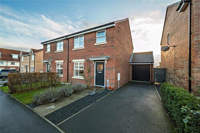 3 Bedroom Semi Detached House For Sale In Carpenters Crescent, Alnwick, Northumberland, NE66