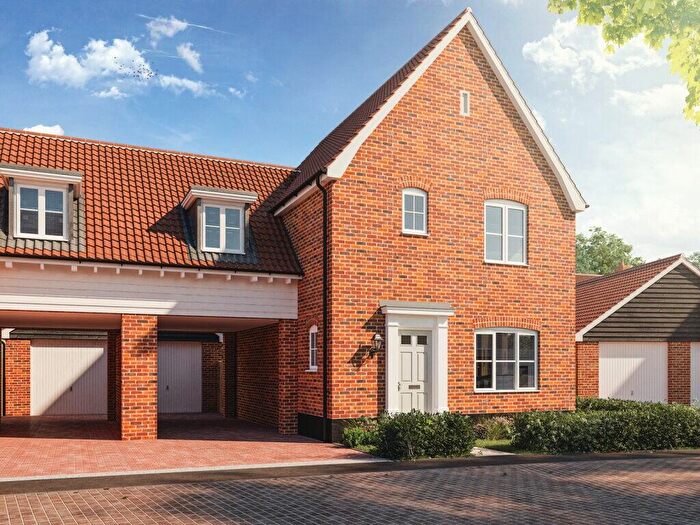 3 Bedroom Link Detached House For Sale In The Elms, Woolpit, Suffolk, IP30
