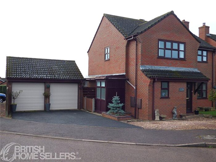 4 Bedroom Detached House For Sale In Bramley Close, Ledbury, Herefordshire, HR8