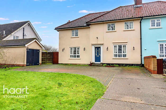 3 Bedroom Semi-Detached House For Sale In Church Road, Brettenham, Ipswich, IP7