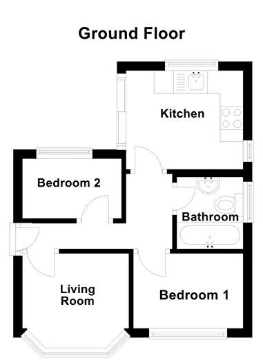 2 Bedroom Bungalow To Rent In Temple Road, Ipswich, Suffolk, IP3