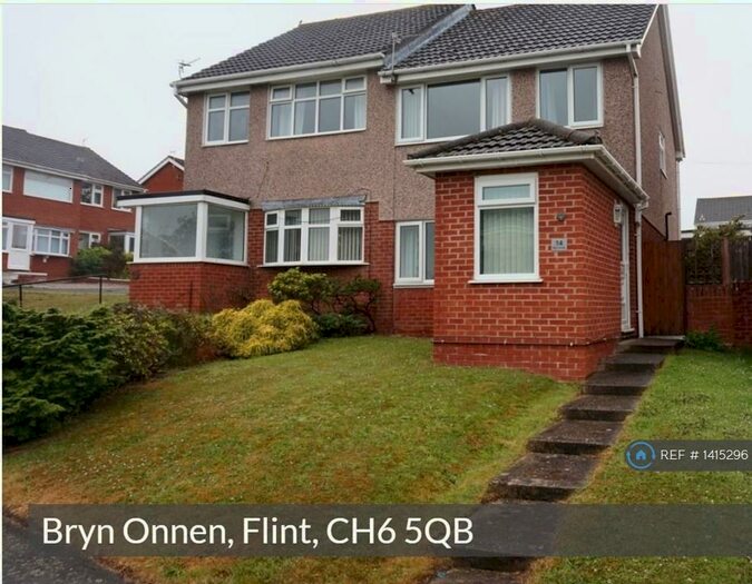 3 Bedroom Semi-Detached House To Rent In Bryn Onnen, Flint, CH6