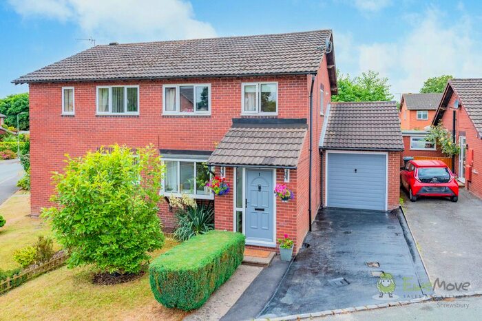 3 Bedroom Semi-Detached House For Sale In Silverdale, Bicton Heath, Shrewsbury, SY3