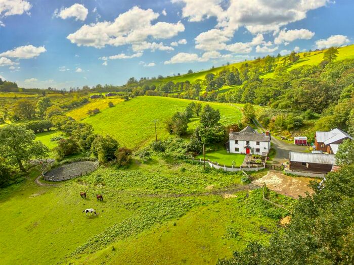 5 Bedroom Detached House For Sale In Lower Fishpools. Bleddfa With Holiday Lodges & Approx. Acres, LD7