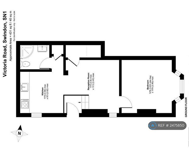1 Bedroom Flat To Rent In Victoria Road, Swindon, SN1