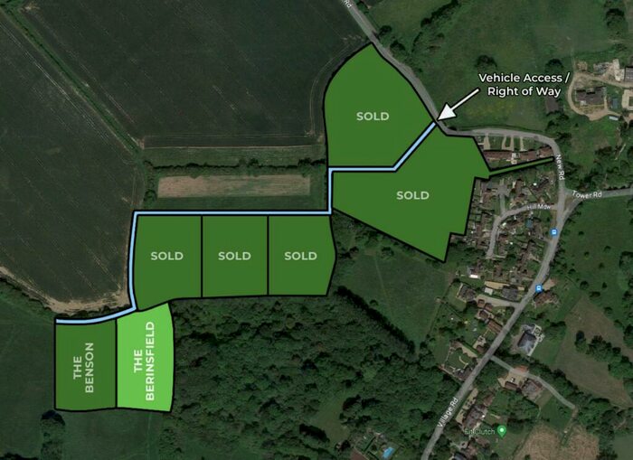 Land For Sale In The Berinsfield, Land On The West Side Of New Road, Coleshill, Amersham, Buckinghamshire, HP7