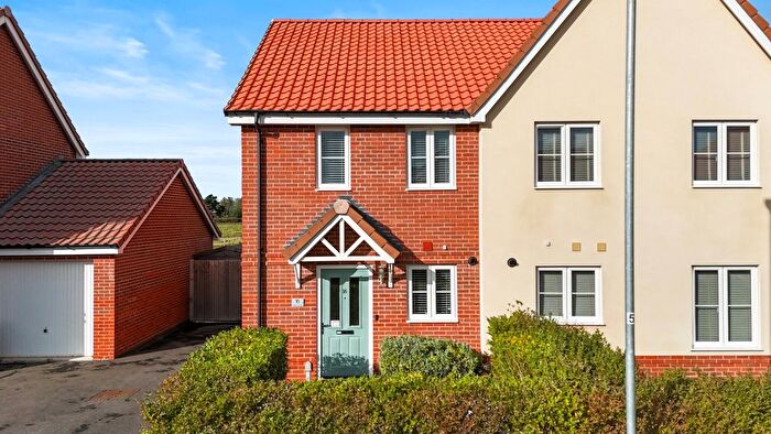 2 Bedroom Semi-Detached House For Sale In Jefferson Way, Alresford, Colchester, CO7