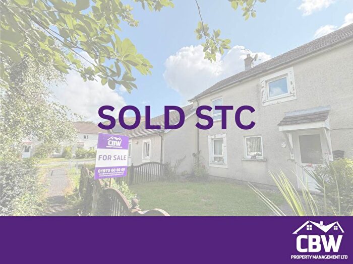 3 Bedroom Semi-Detached House For Sale In Maes Y Felin, Llanafan, Aberystwyth, SY23