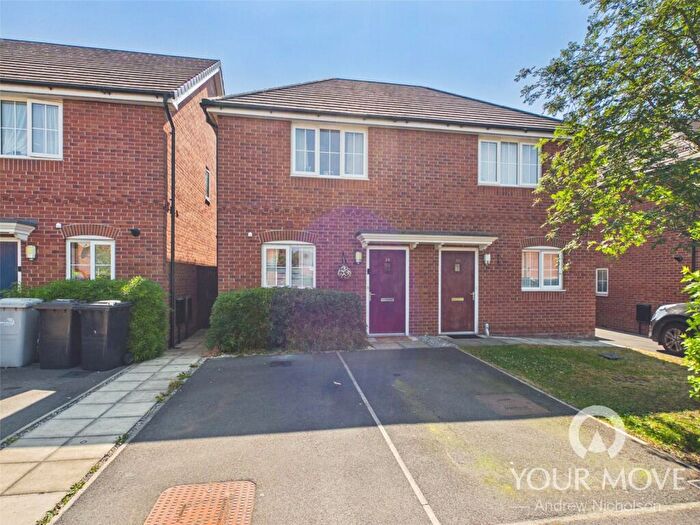 2 Bedroom Semi-Detached House For Sale In Barn Croft Road, Crewe, Cheshire, CW1