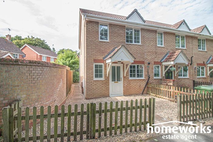 2 Bedroom End Of Terrace House For Sale In Masefield Mews, Dereham, NR19