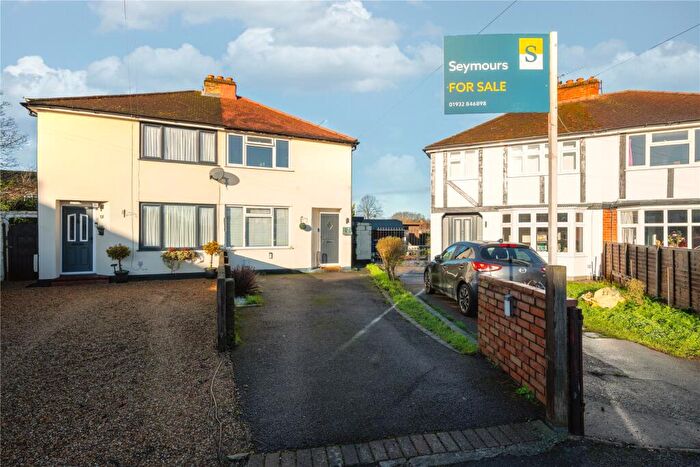 2 Bedroom Semi Detached House For Sale In Weston Avenue, Addlestone, Surrey, KT15