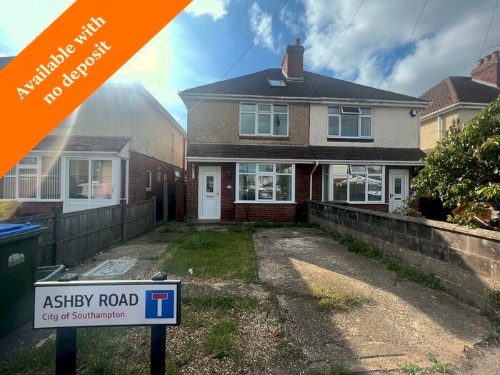 3 Bedroom Semi-Detached House To Rent In No Deposit Option Available Ashby Road, Sholing, SO19