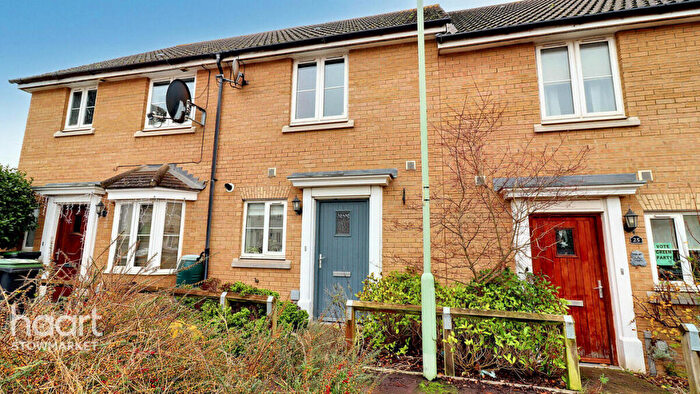 2 Bedroom Terraced House For Sale In Harrier Way, Stowmarket, IP14