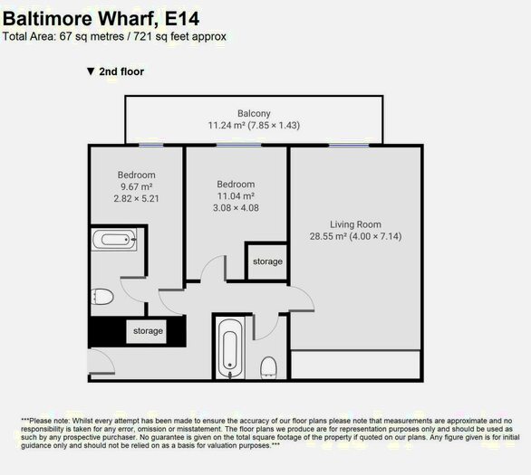 2 Bedroom Apartment To Rent In Oakland Quay, E14