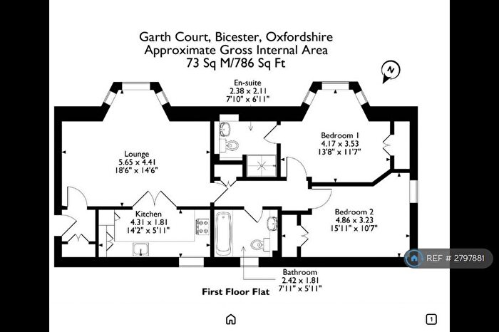 2 Bedroom Flat To Rent In London Road, Bicester, OX26