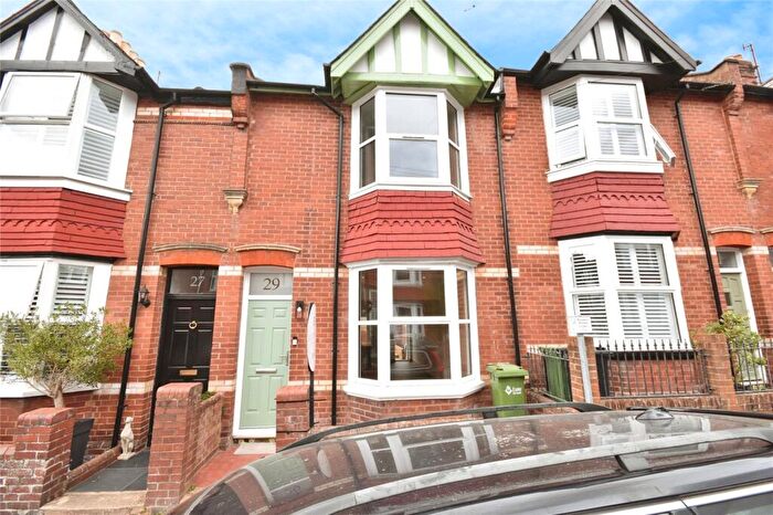 3 Bedroom Terraced House For Sale In West Grove Road, Exeter, Devon, EX2