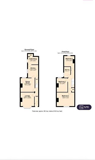 3 Bedroom Terraced House To Rent In Fife Street, Northampton, NN5