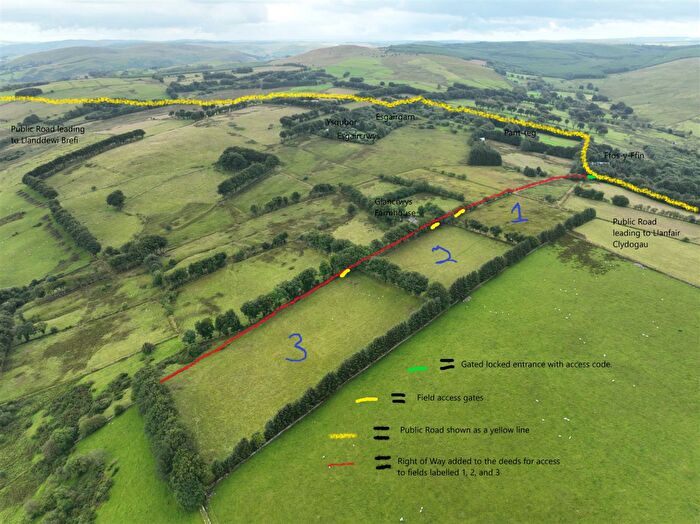 Land For Sale In Glancrwys, Llanfair Clydogau, Lampeter, SA48