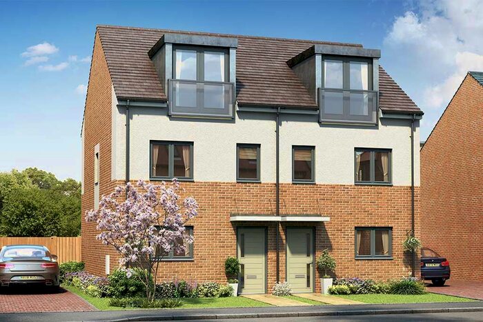 3 Bedroom Semi Detached House For Sale In "The Corbridge" At Off Whitehouse Road, Newcastle Upon Tyne, Tyne And Wear, NE15