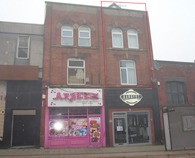 Studio To Rent In Flat, Old Church Street, Oldham, Lancashire, OL1