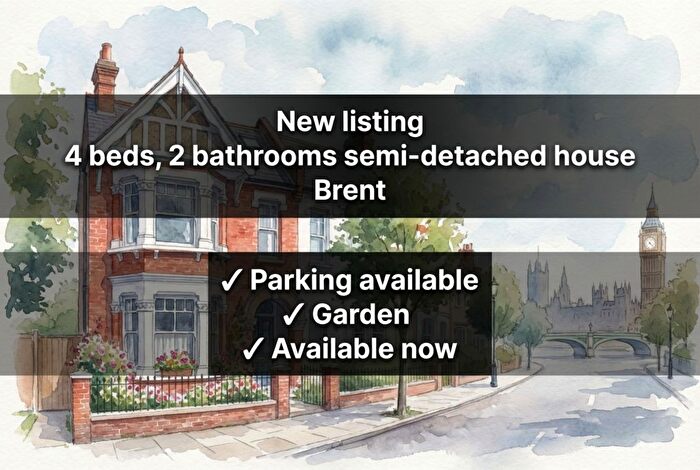 4 Bedroom Semi Detached House To Rent In Sudbury Court Road, Sudbury, Wembley, HA1