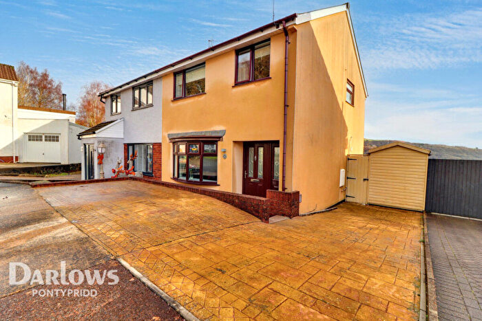 3 Bedroom Semi-Detached House For Sale In Priory Close, Pontypridd, CF37