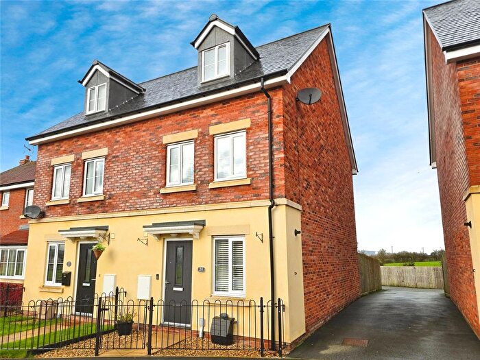 3 Bedroom Semi Detached House For Sale In Ceiriog Way, St. Martins, Oswestry, Shropshire, SY11