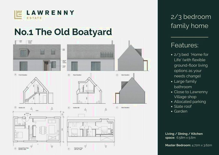 3 Bedroom Terraced House For Sale In Lawrenny, Kilgetty, SA68