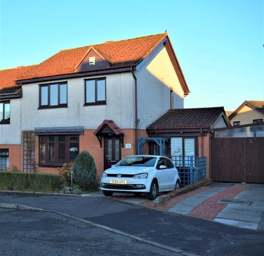 3 Bedroom Semi-Detached House To Rent In Westend Court, Carluke, Law ML8