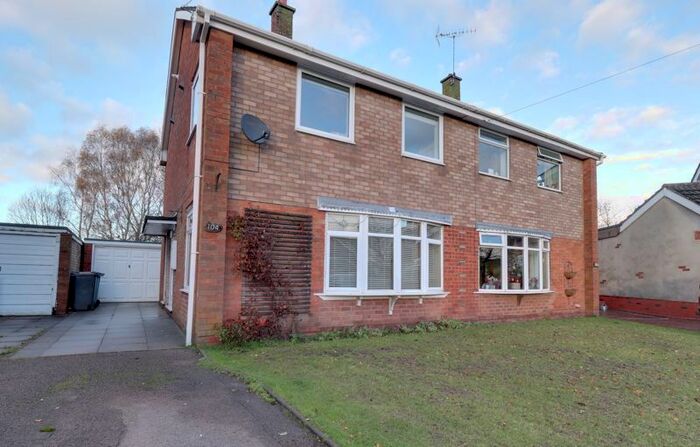 3 Bedroom Semi-Detached House For Sale In Leacroft Road, Penkridge, Staffordshire, ST19