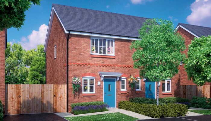 2 Bedroom Semi-detached House For Sale In "The Irwell" At Walton Road, Drakelow, Burton-On-Trent, DE15