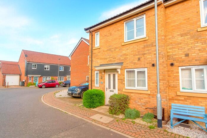 2 Bedroom End Of Terrace House To Rent In The Circle, Great Blakenham, IP6