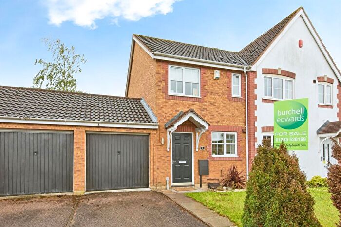 2 Bedroom Semi-Detached House For Sale In Sovereign Drive, Branston, Burton-On-Trent, DE14