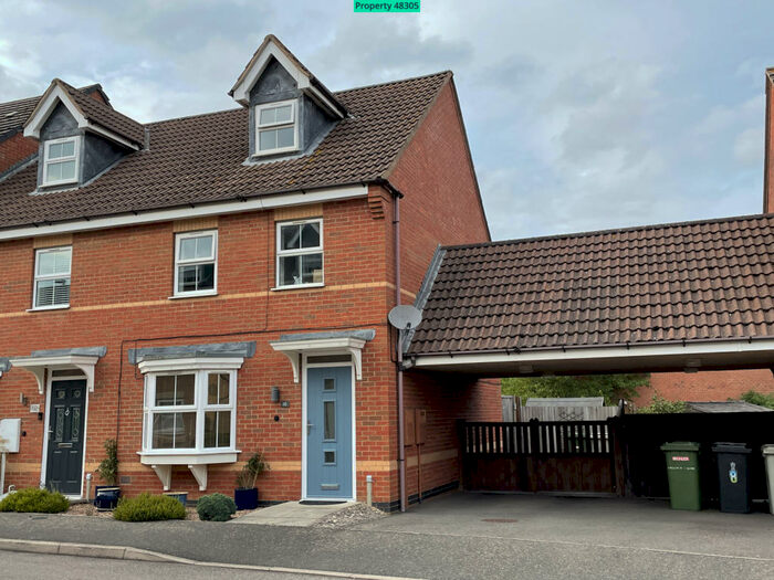 3 Bedroom End Of Terrace House To Rent In Sculthorpe Close, Oakham, LE15