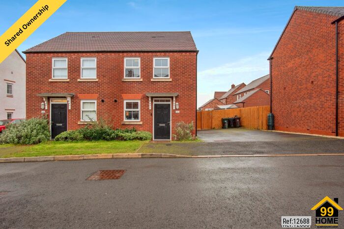 2 Bedroom Semi-Detached House For Sale In Sallowbed Way, Worcester, Worcestershire, WR5