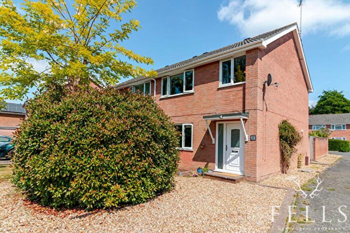 3 Bedroom Semi-Detached House For Sale In Holm Close, Ringwood, BH24
