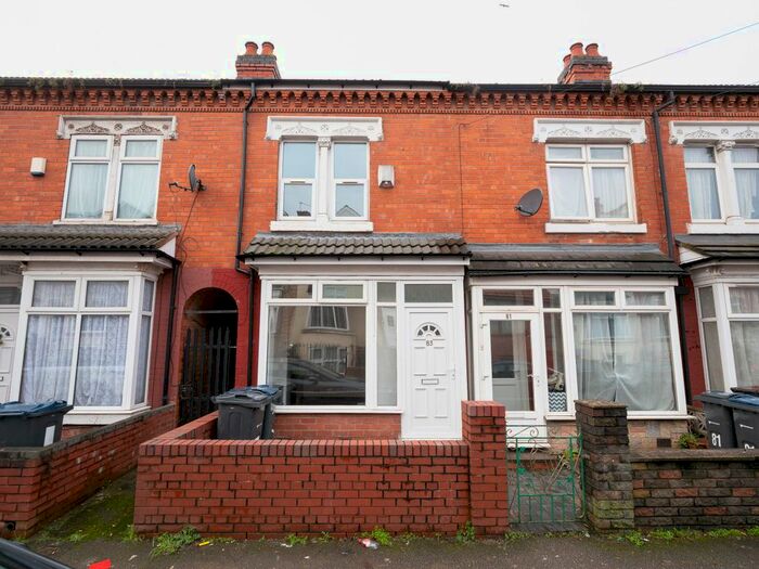 3 Bedroom Terraced House To Rent In Knowle Road, Sparkhill, B11