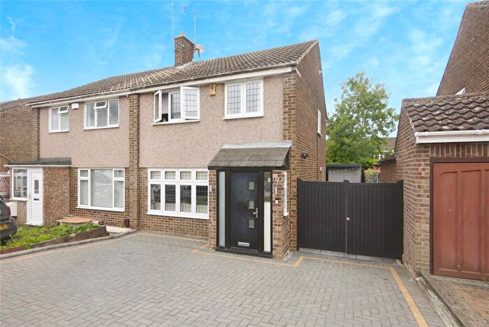 3 Bedroom Semi-Detached House For Sale In Poppy Close, Pilgrims Hatch, Brentwood, Essex, CM15