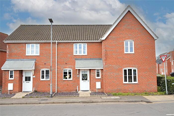 2 Bedroom Terraced House For Sale In Holmsey Green, Beck Row, Bury St. Edmunds, Suffolk, IP28