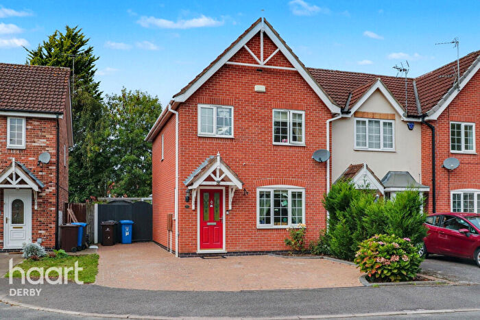 3 Bedroom Semi-Detached House For Sale In Little Woodbury Drive, Heatherton Village, DE23